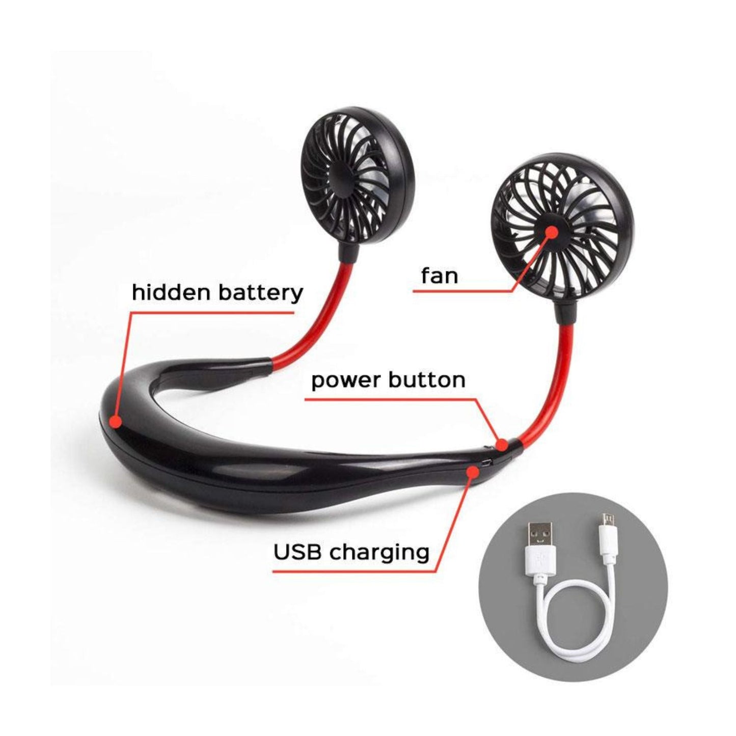 Pinlife Sports Neck Fan