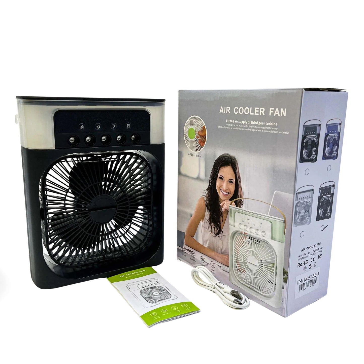 Cooling Fan With Ice