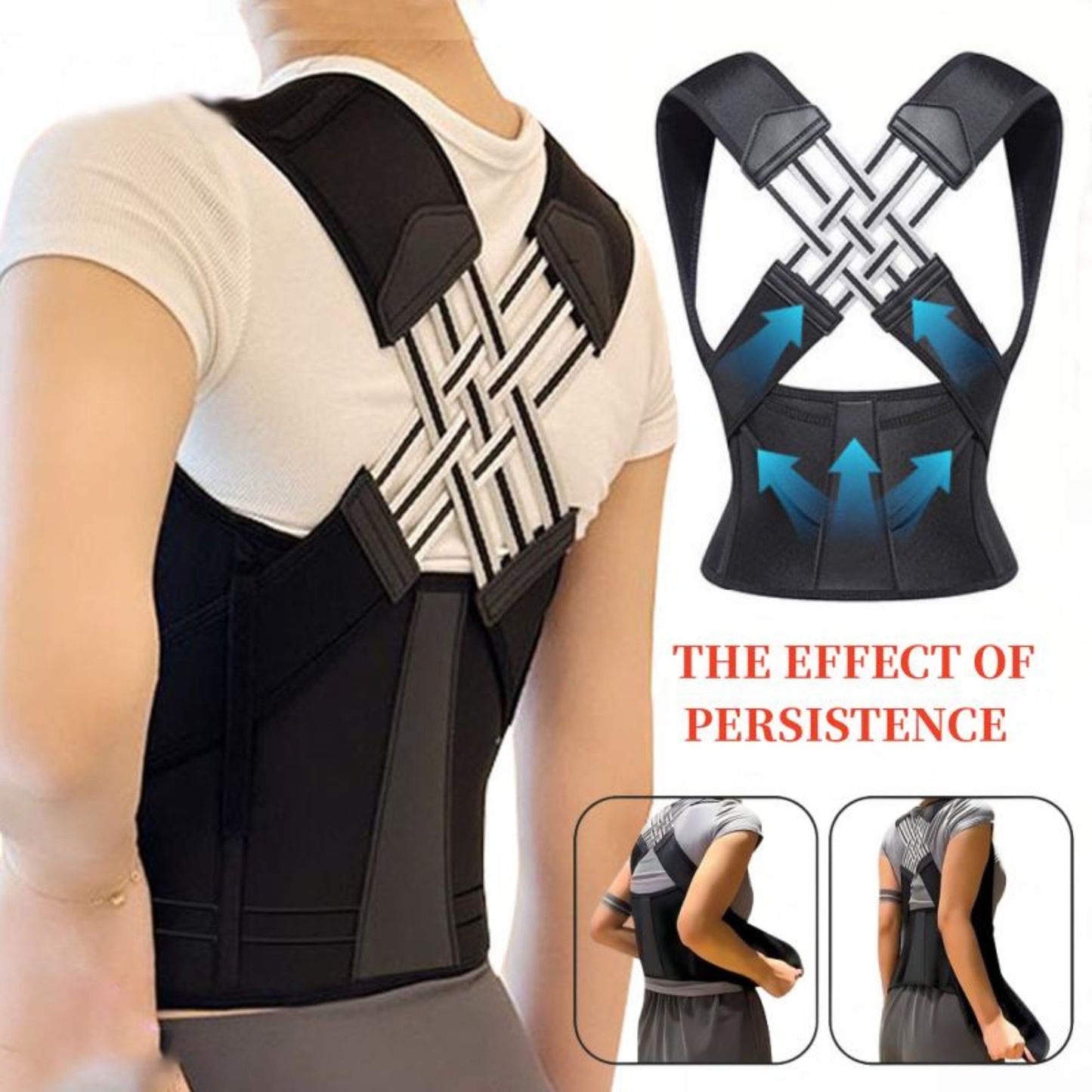 Adjustable Back Posture Corrector Belt