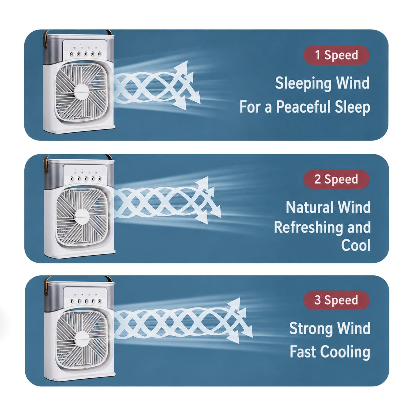 Cooling Fan With Ice